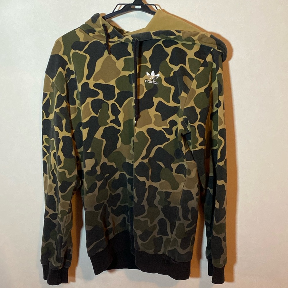 Adidas camo hoodie